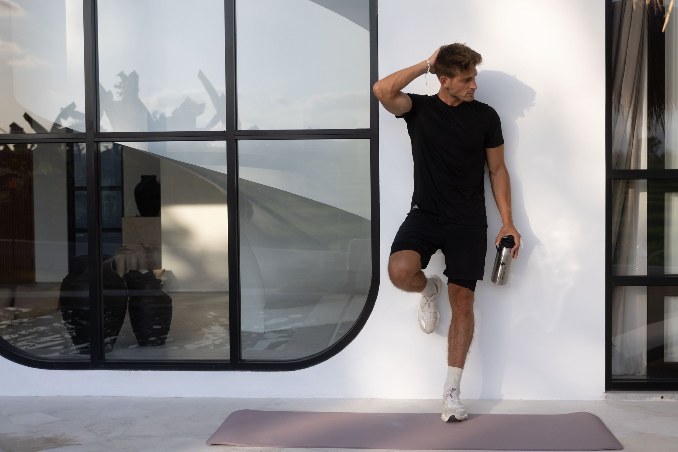 Chris Curtis nach dem Training